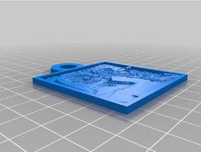 porta foto bomba 2d-Kunst kundengebundene 3d print model - Mito3D