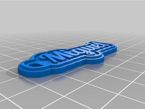miguel 2mm Schlüsselanhänger kundengebundene 3d print model - Mito3D