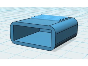 usb cap parts 3d print model - Mito3D