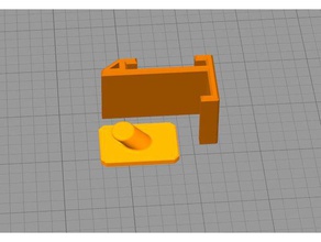 shades holding clip replacement parts 3d print model - Mito3D
