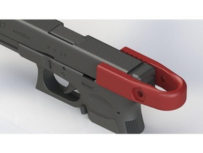glock 17 easy pull sport & outdoors assistivetech gun guns pistol 3d print model - Mito3D