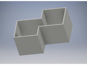 double sacre cube d'étalonnage des tests L'impression 3d tevo tarentule 3d print model - Mito3D