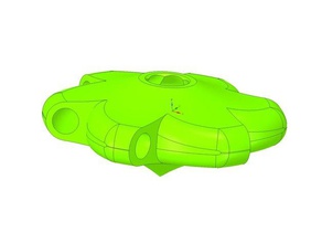 jetstar air Kreisel galactop Spielzeug & game Zubehör spinning top 3d print model - Mito3D