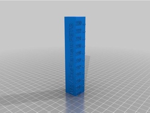 tb2 petg temperature calibration tower 3d printing tests customized 3d print model - Mito3D