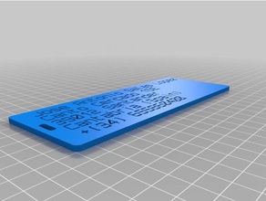 label equipaje jun 2 de l'organisation personnalisé 3d print model - Mito3D