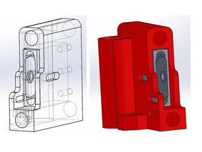 prusa i3 eixo tensionador Impressora 3d de peças 3d print model - Mito3D