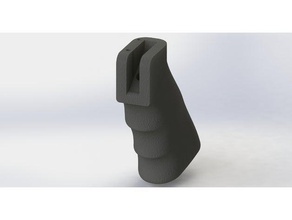 ar-15 grip 20 remix sport & outdoors 3d print model - Mito3D