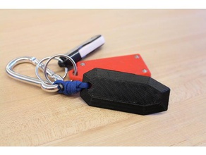 chunky edc shard keychains 3d print model - Mito3D