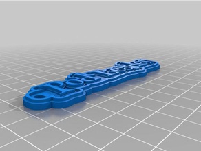pod leader tag keychains customized 3d print model - Mito3D