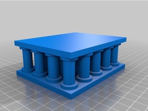 los pedestales de la visualización elementos art collum pantalla soporte exhibición pedestal 3d print model - Mito3D
