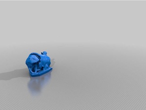 hedgohog pot de fleur L'impression 3d animaux hérisson ornement 3d print model - Mito3D