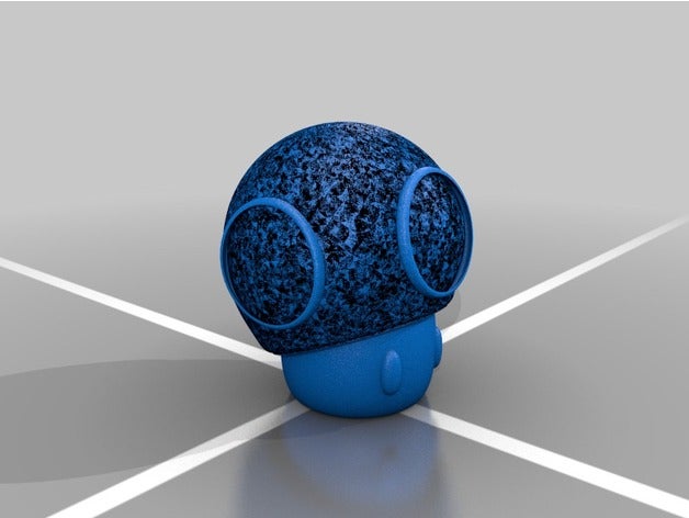 seta mario La stampa 3d 3dprinting gioco mushroom il fungo 3D print model - Mito3D