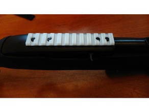 ruger 10 22 picatinny rail de montagem âmbito escopo 3d print model - Mito3D