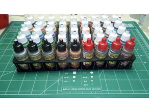 dropper bottle paint holder art tools army painter artbin miniature miniatures 3d print model - Mito3D