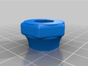 1 4x20 aile bouton le bricolage personnalisé 3d print model - Mito3D