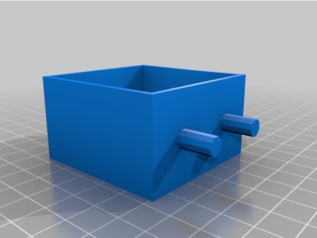 meine angepasste Halter 2-peg pegboards - Organisation kundengebundene 3D print model - Mito3D
