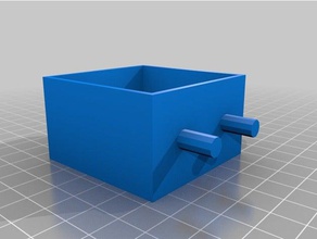 meine angepasste Halter 2-peg pegboards - Organisation kundengebundene 3d print model - Mito3D