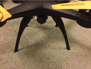 sky drone pro v2 yedek bacak menkind anahtar kelimeler skid açık ve bahçe 3d print model - Mito3D