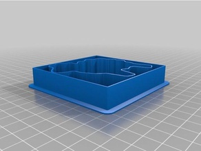 thin walled sheep cookie cutter dori kitchen & dining customized 3d print model - Mito3D