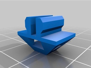 t-slot clip-in zip tie anchor 3d printer accessories clip 3d print model - Mito3D