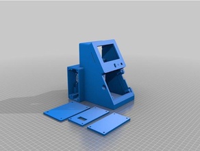2 screen case tft 28 full graphic display 3d printer parts 3d print model - Mito3D