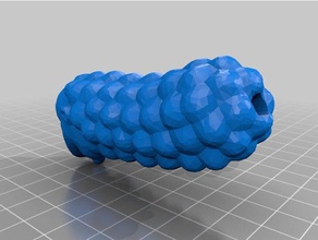 lego marge simpson cabeça 3d print model - Mito3D