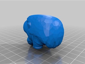 lego simpsons ned flanders cabeça 3d print model - Mito3D