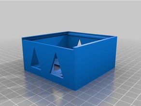 Wattestäbchen-box Deckel Bad 3d print model - Mito3D