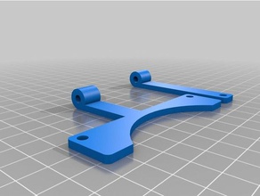 my customized fan mounting bracket 3d printer parts 3d print model - Mito3D