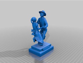 jean gordon sculptures dames choix analyses & répliques einscan-s prusa original i3 mk2 scanmanster plus simplify3d 3d print model - Mito3D