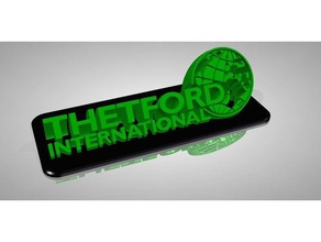 thetford logo signs & logos 3d 3d print model - Mito3D