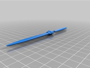 knot knife props 3d print model - Mito3D