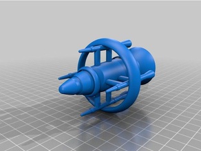 roket oyuncaklar ve oyunlar alanı uzay gemisi gemileri 3d print model - Mito3D
