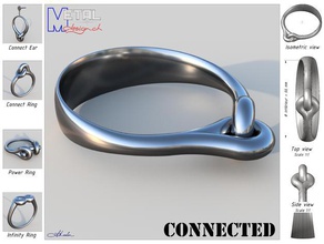 ligado pulseira pulseiras bijoux jóias 3d print model - Mito3D