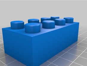 mega bloks 2x4 peça brinquedo & acessórios para jogos lego peças megablocks megabloks mega-blocos 3d print model - Mito3D