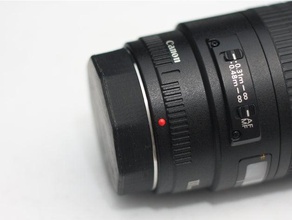 rear lens cap - canon ef mount camera 3d print model - Mito3D