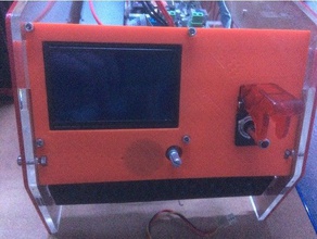 kara dul controlbox Ön panel tevo tutucular 3d yazıcı aksesuarları 3d print model - Mito3D