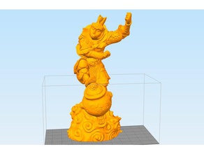 monkey king sculture 3d print model - Mito3D