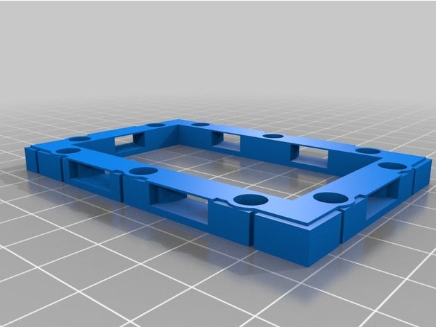 meu personalizados openforge 20 de corte pedra openlock base magnética brinquedo & acessórios para jogos personalizado 3D print model - Mito3D