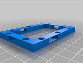 meu personalizados openforge 20 simples openlock base magnética brinquedo & acessórios para jogos personalizado 3d print model - Mito3D