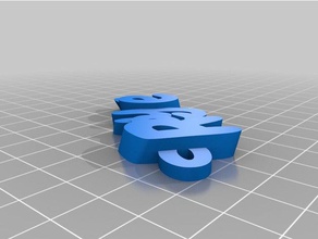 reyes Schlüsselanhänger kundengebundene 3d print model - Mito3D