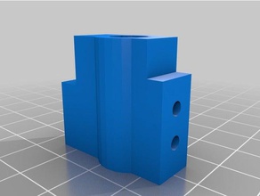 z-Achse stop einstellbar - glatte Stange montiert 3d-Drucker Teile 3d print model - Mito3D