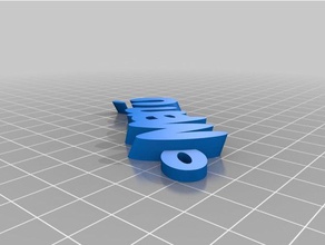 manu Schlüsselanhänger kundengebundene 3d print model - Mito3D