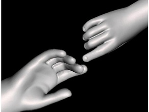 boy's hand scans & replicas anatomia boy child corpo mano uomo 3d print model - Mito3D
