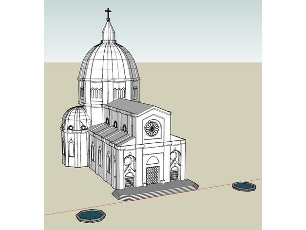 duomo tonti - cerignola fg bâtiments et structures 3D print model - Mito3D