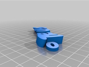 theuns Schlüsselanhänger kundengebundene 3d print model - Mito3D