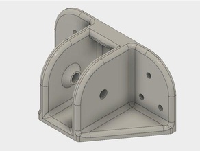 wanhao i3 y-Achse Umlenkrolle-Halterung verstärkt 3d-Drucker Teile cocoon erstellen monoprice makerselect duplicator 3d print model - Mito3D