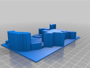 murder rate map learning customized 3d print model - Mito3D