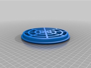 mm griglia copri tubo diametro diy bahçe kılavuz boru şebekesi 3d print model - Mito3D