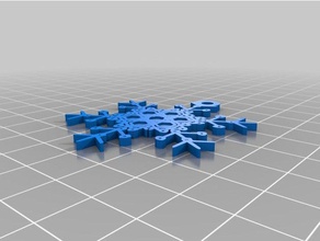 patty shrem 5g snowflake interactive art customized 3d print model - Mito3D